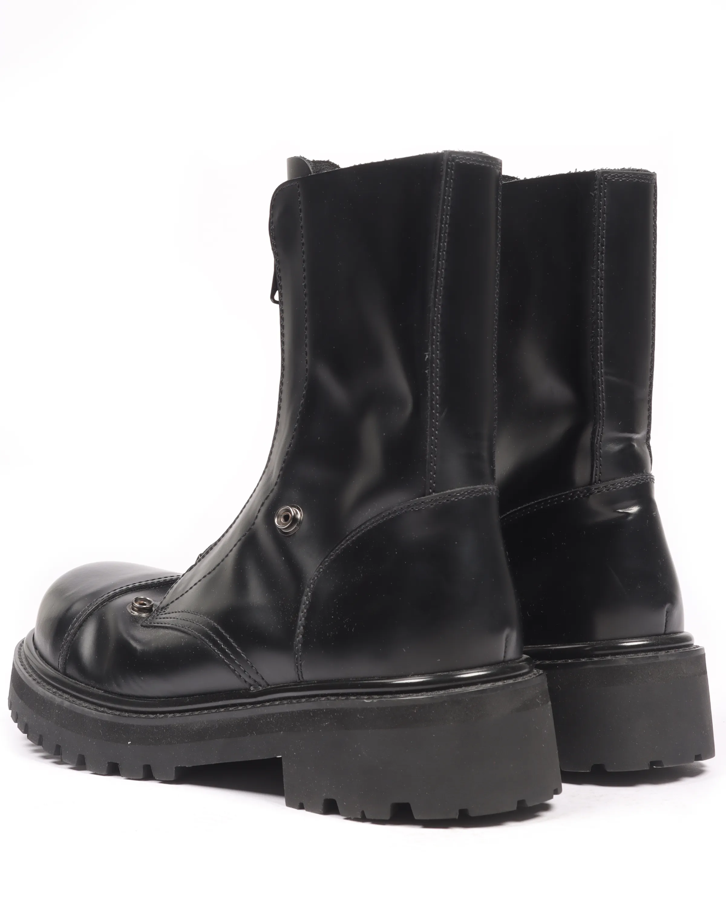 SS20 Front-Zip Combat Boots