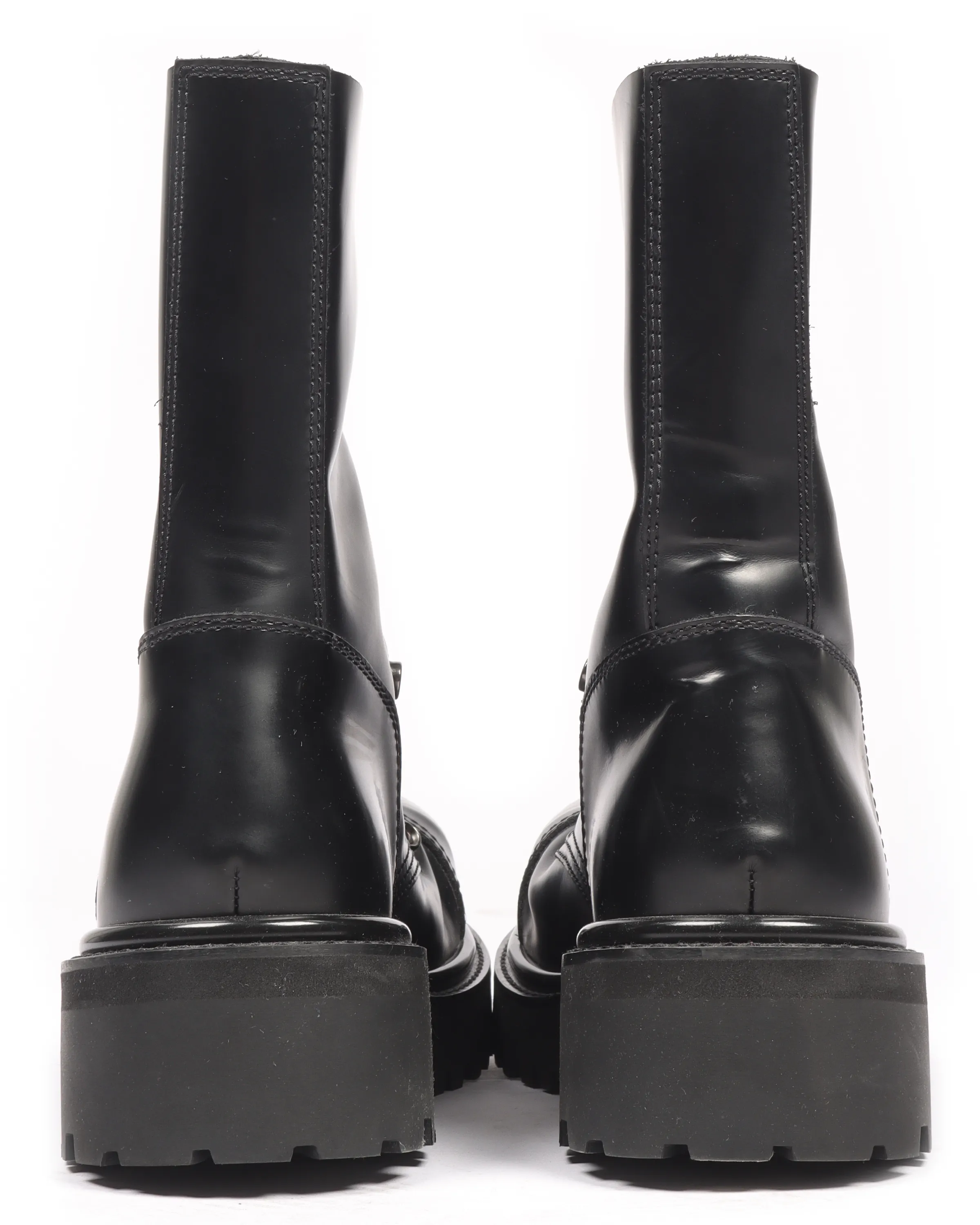 SS20 Front-Zip Combat Boots