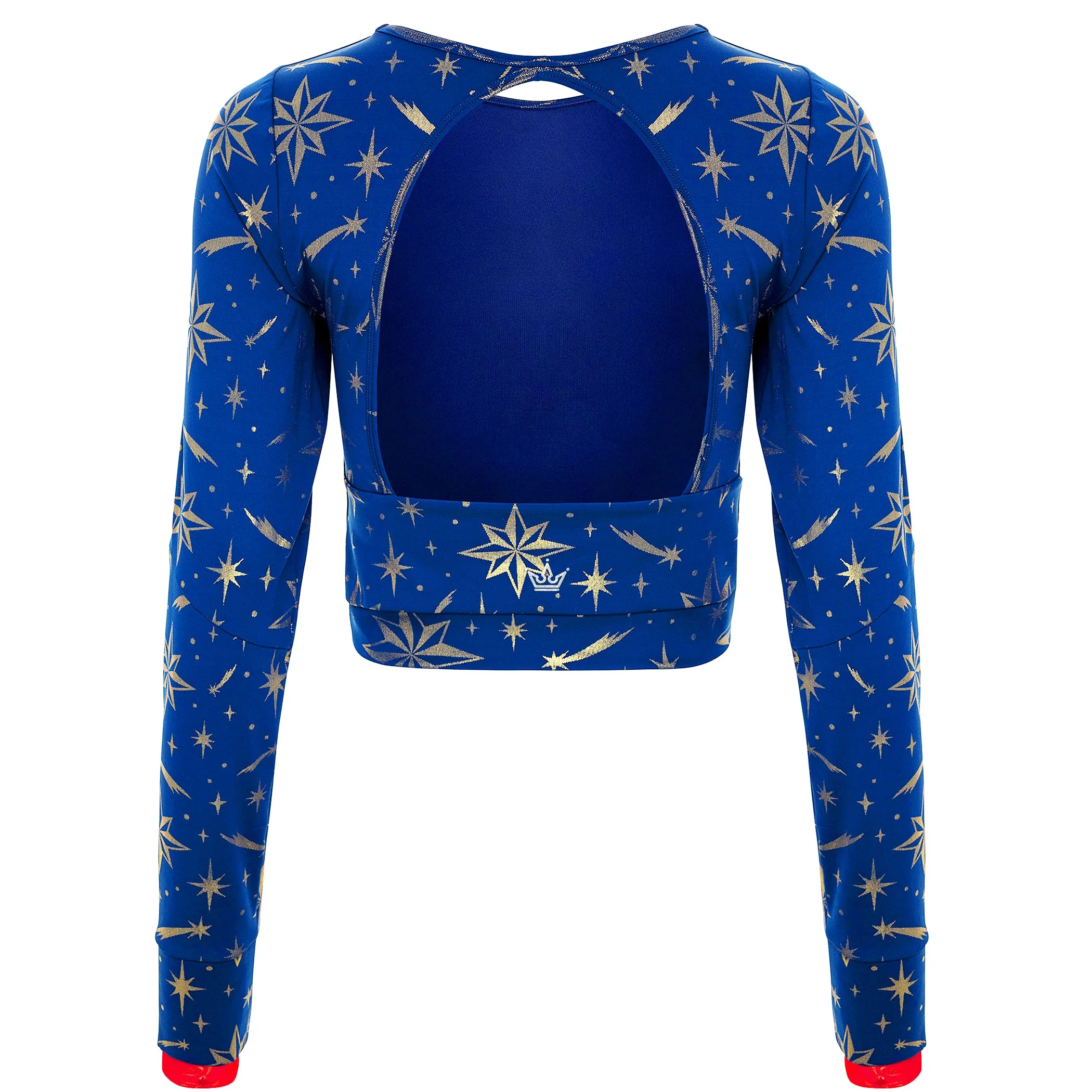 Star Captain Long Sleeve Crop Top