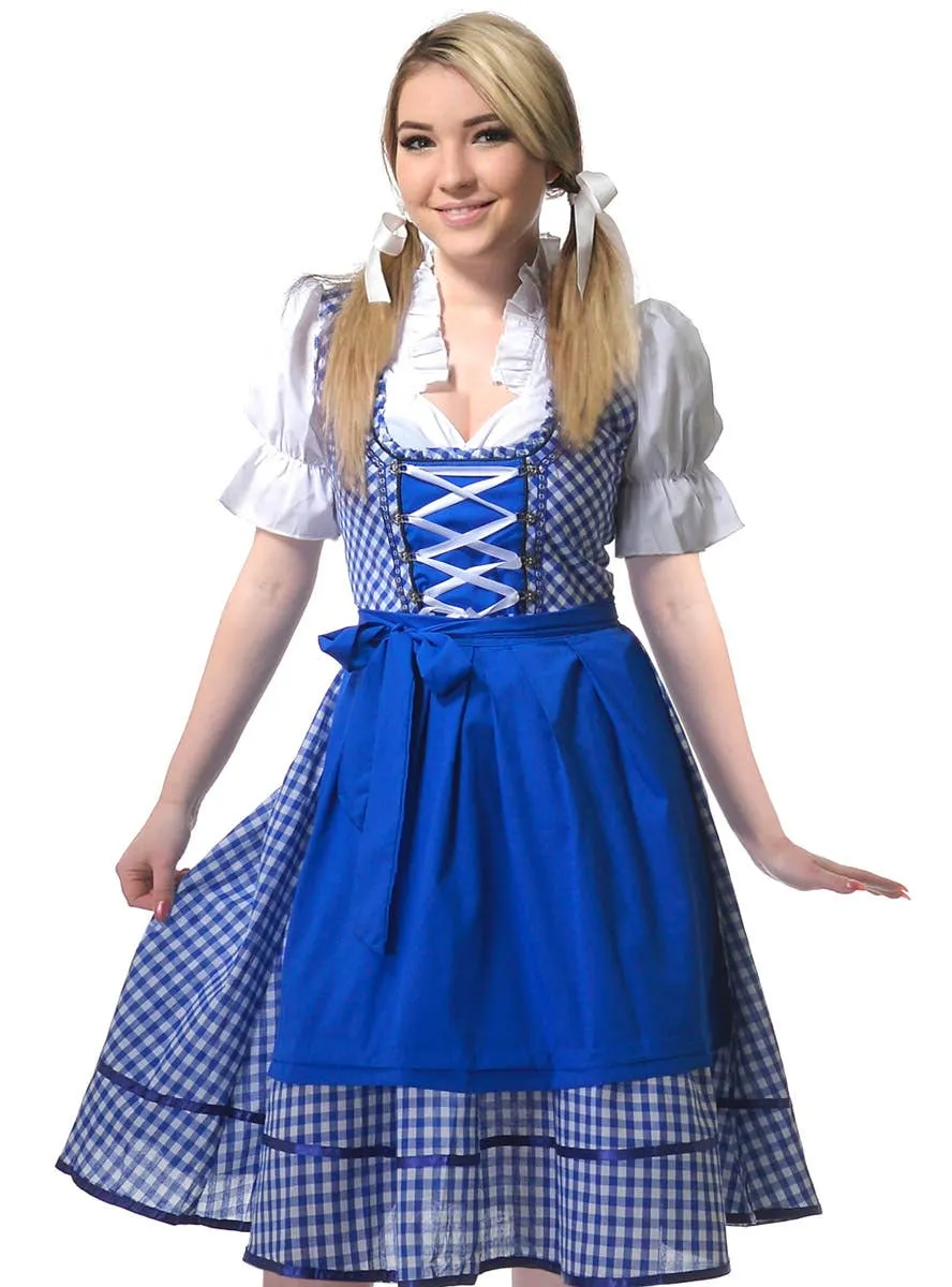 Storybook Gretel Teen Girls Dirndl Dress Costume