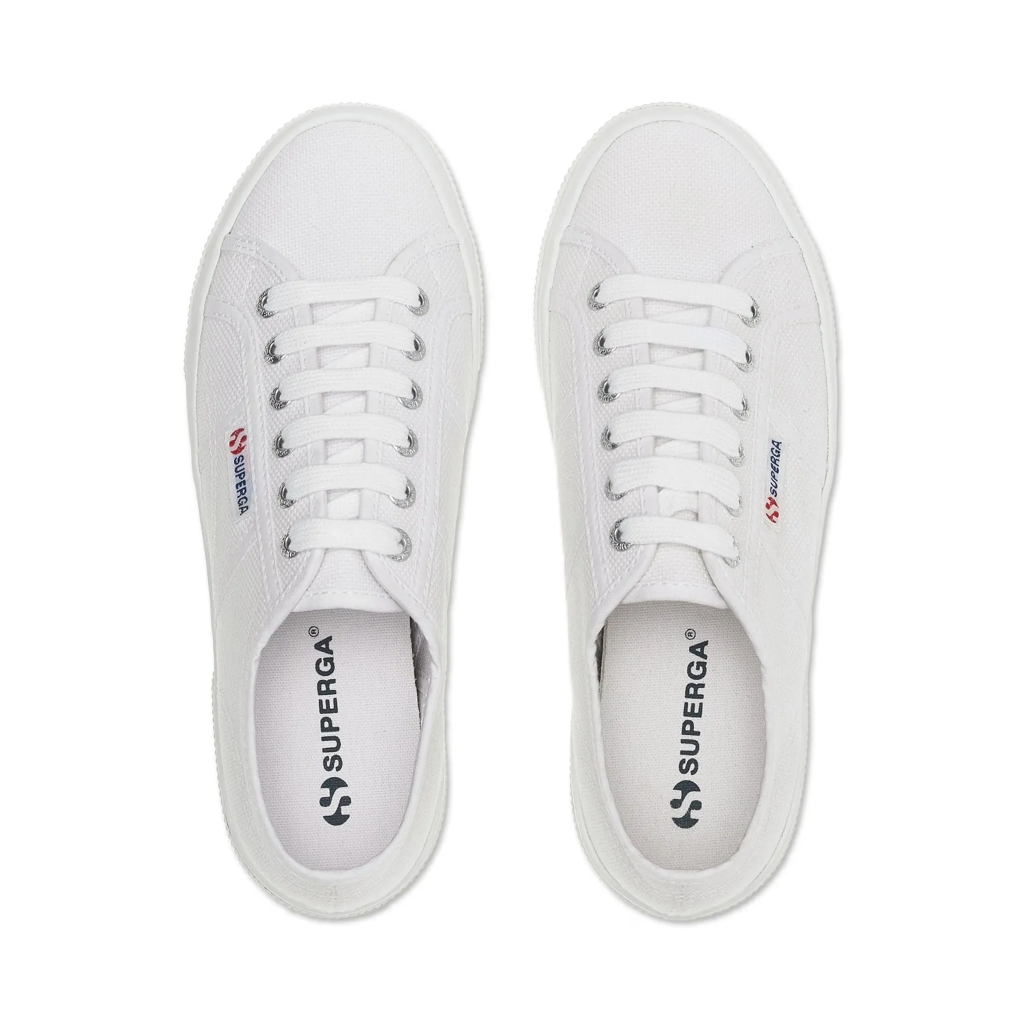 Superga 2740 Platform Sneakers White Women's