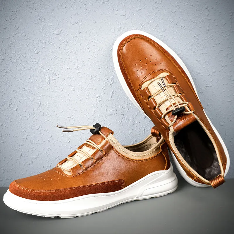 The Lombardo - Genuine Leather Casual Sneakers For Men