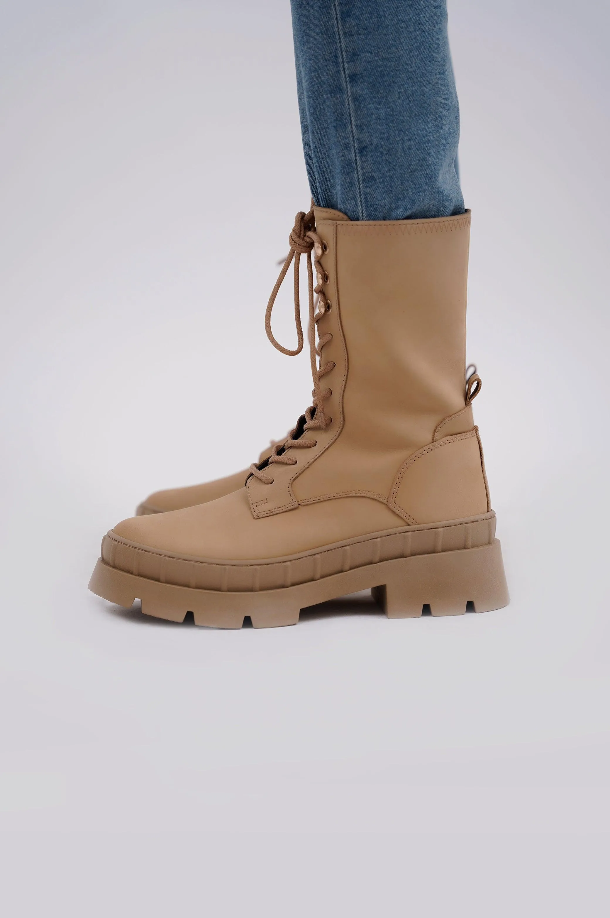 THE SUEDE COMBAT BOOTS