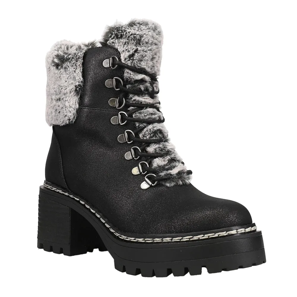 Tiler Platform Round Toe Boots