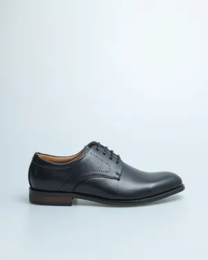 Tomaz F397 Men's Plain Toe Derby (Black)