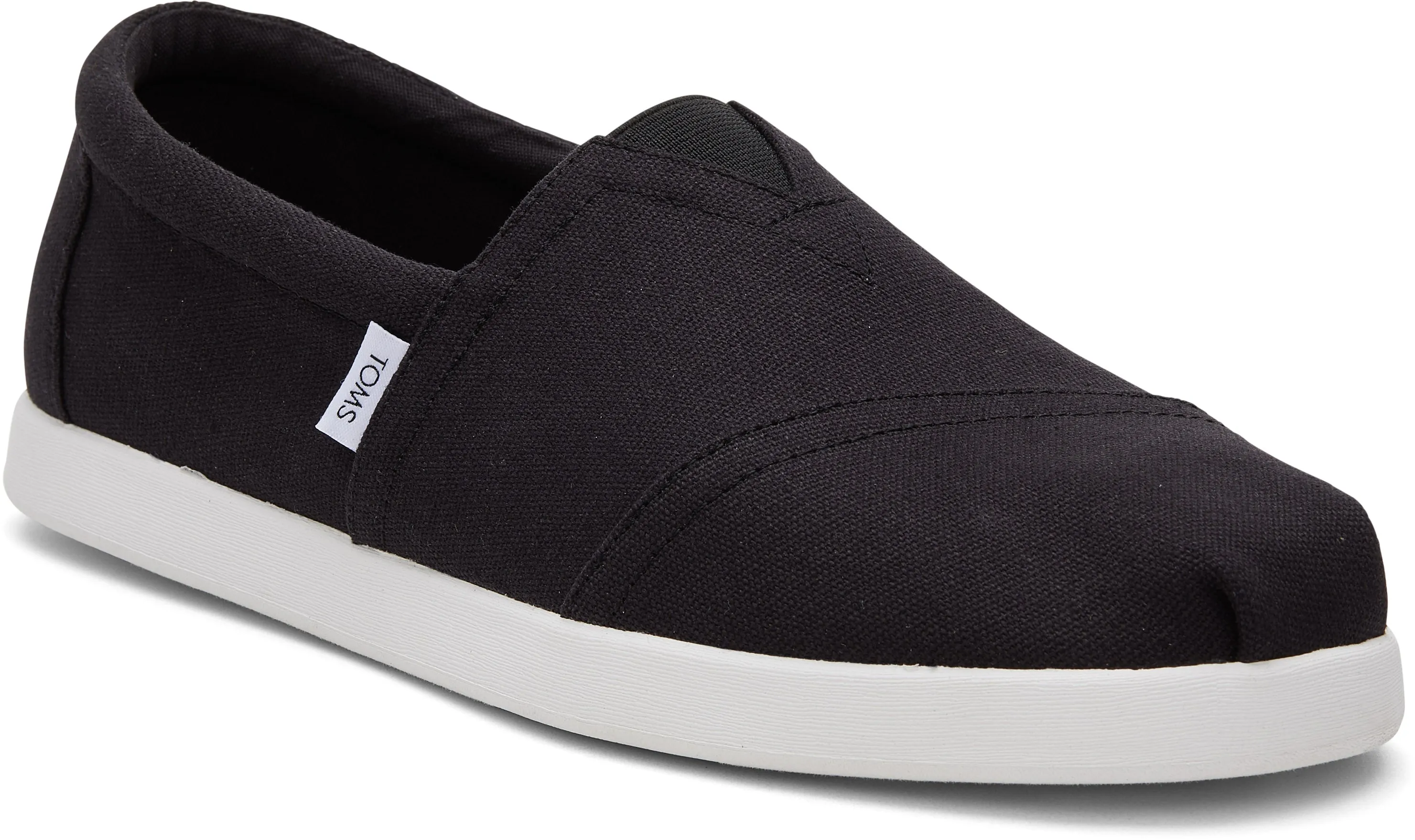 Toms Men Alp Fwd Black Recycled Cotton Canvas