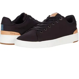 TOMS Mens Travel Lite Canvas Trainers - Black