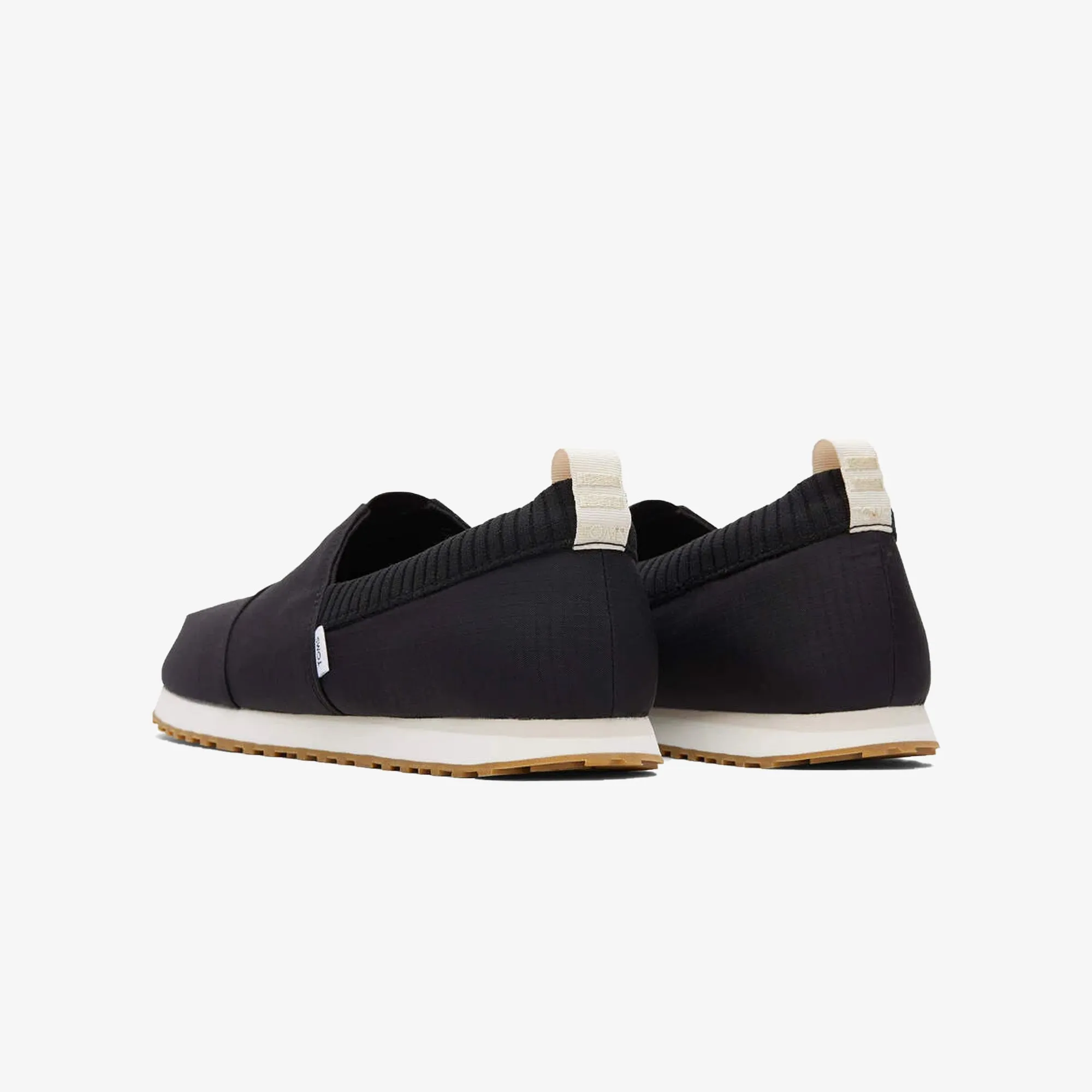 Toms | RESIDENT SOFT WALK BLACK RIPSTOP SNEAKER  { BLACK