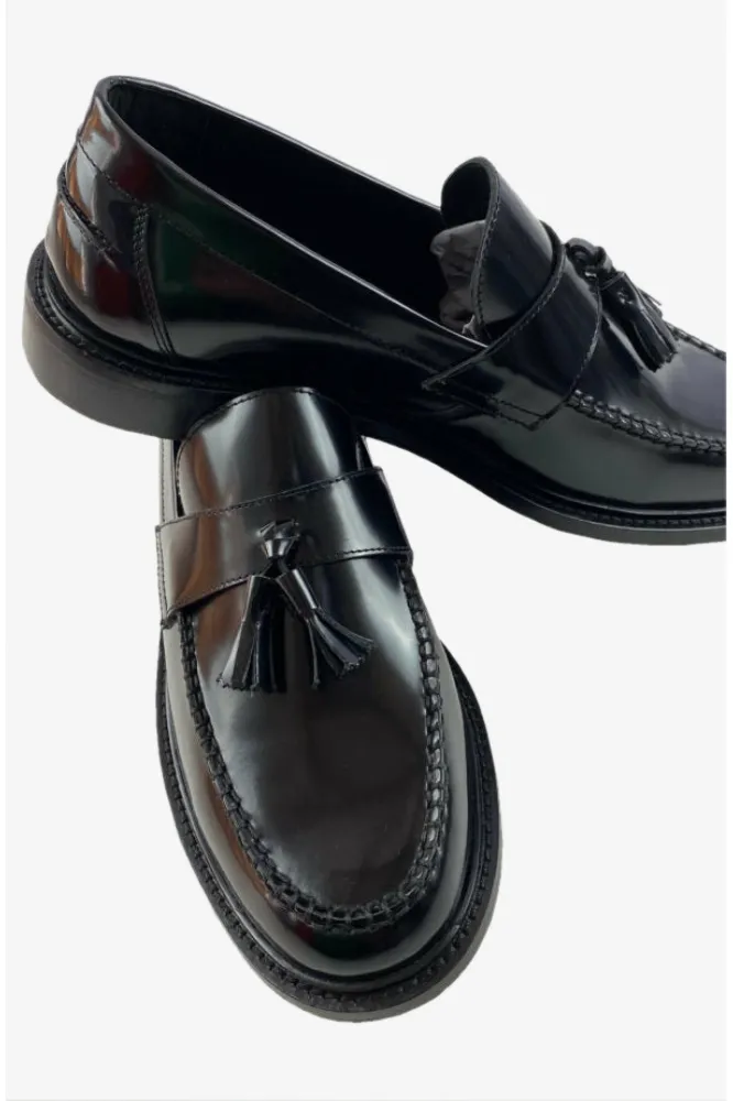 Trojan x Delicious Junction - Black - Tassel Loafer