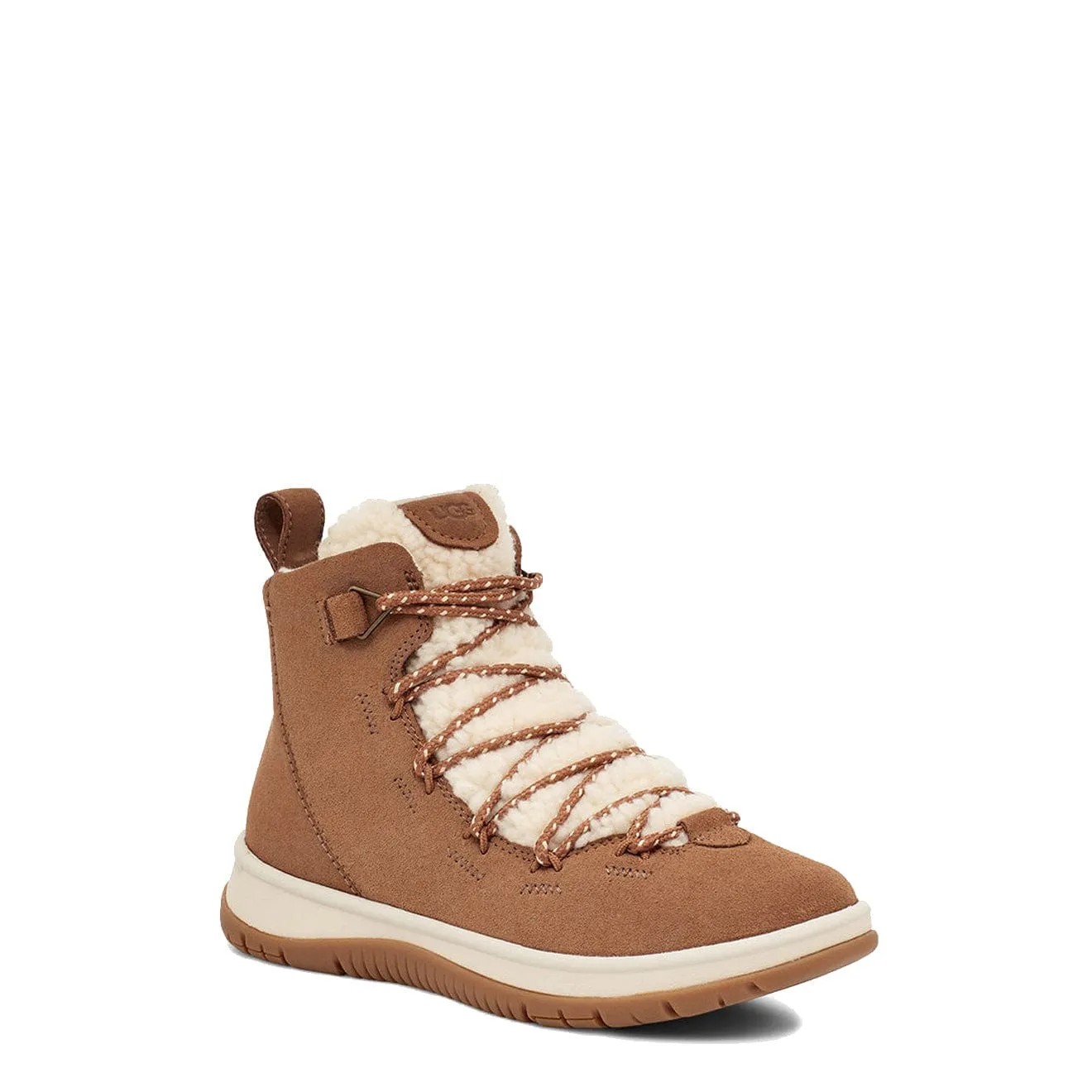 UGG Womens Lakesider Heritage Mid Chestnut Suede