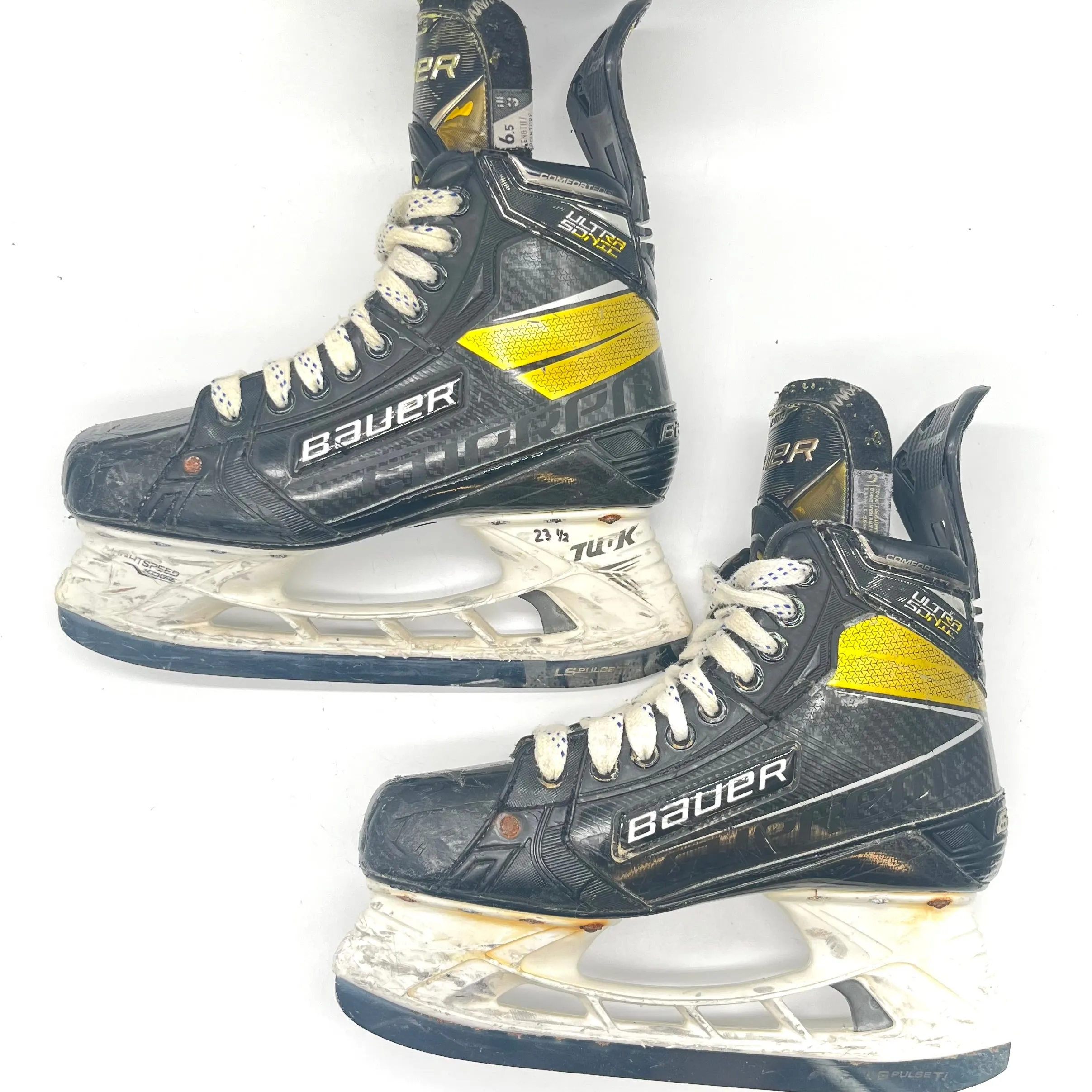 Used Bauer Supreme Ultrasonic Pro Stock Hockey Skates - Size 6.5 Fit 3