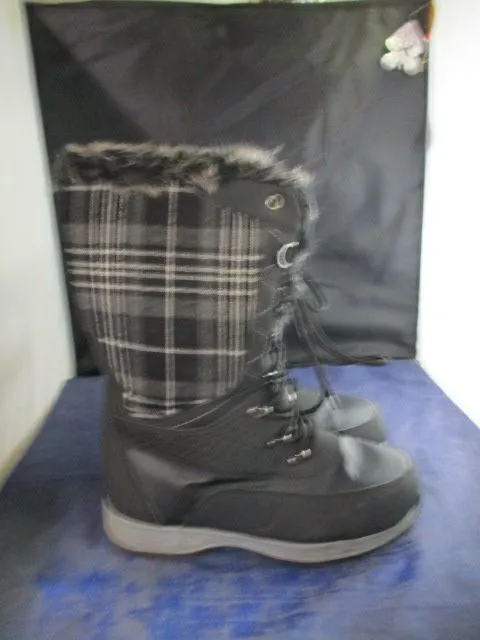 Used Time and Tru Tall Lace Up Boots Adult Size 7