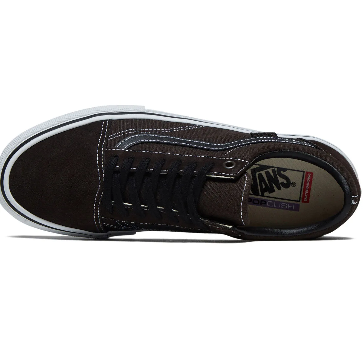 Vans Skate Old Skool Shoes - Chocolate/White