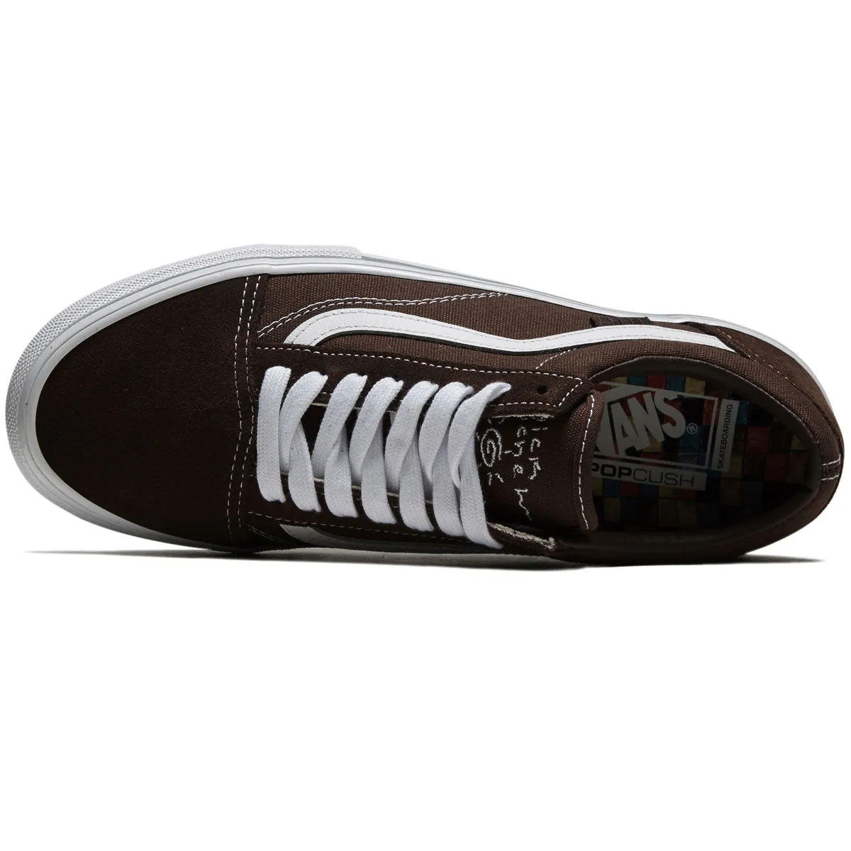 Vans Skate Old Skool Shoes - Nick Michel/Brown/White