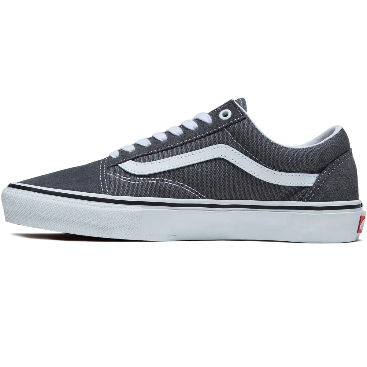 Vans Skate Old Skool Shoes - Pewter/White