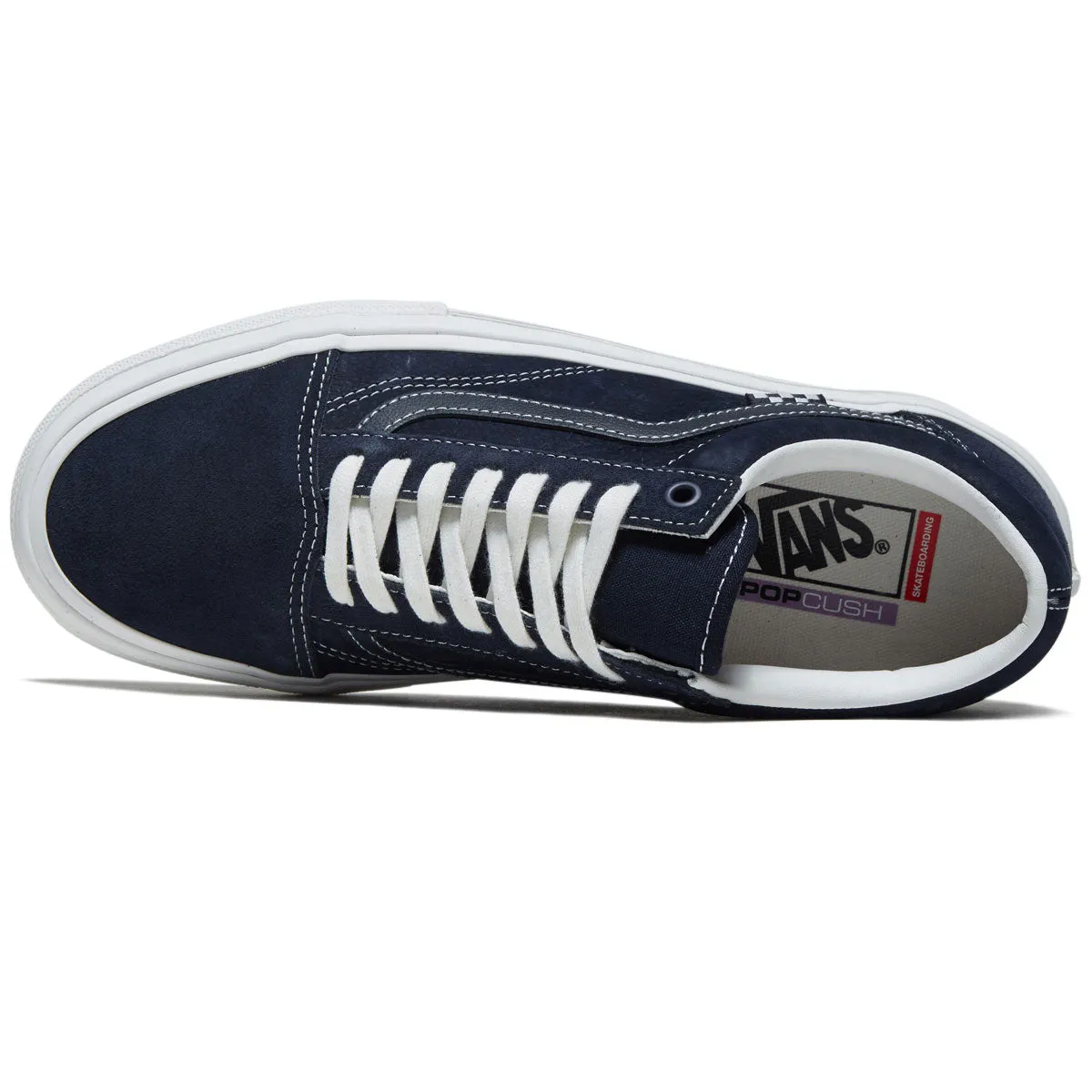 Vans Skate Old Skool Shoes - Wrapped Deep Navy/Vintage White