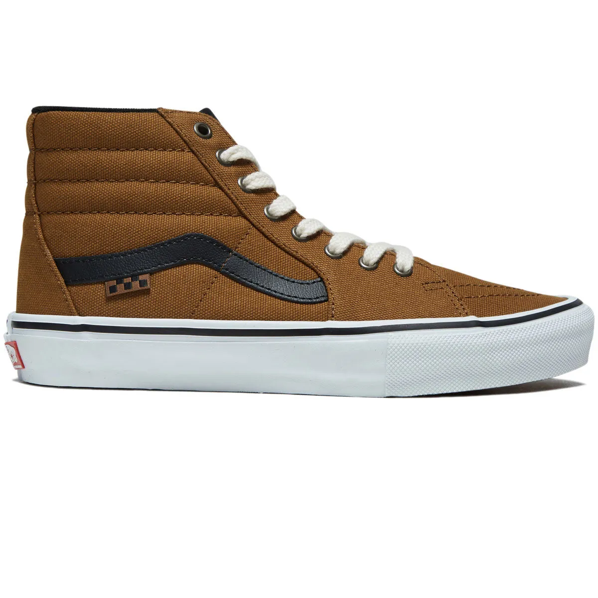 Vans Skate Sk8-Hi Shoes - Duck Canvas Golden Brown