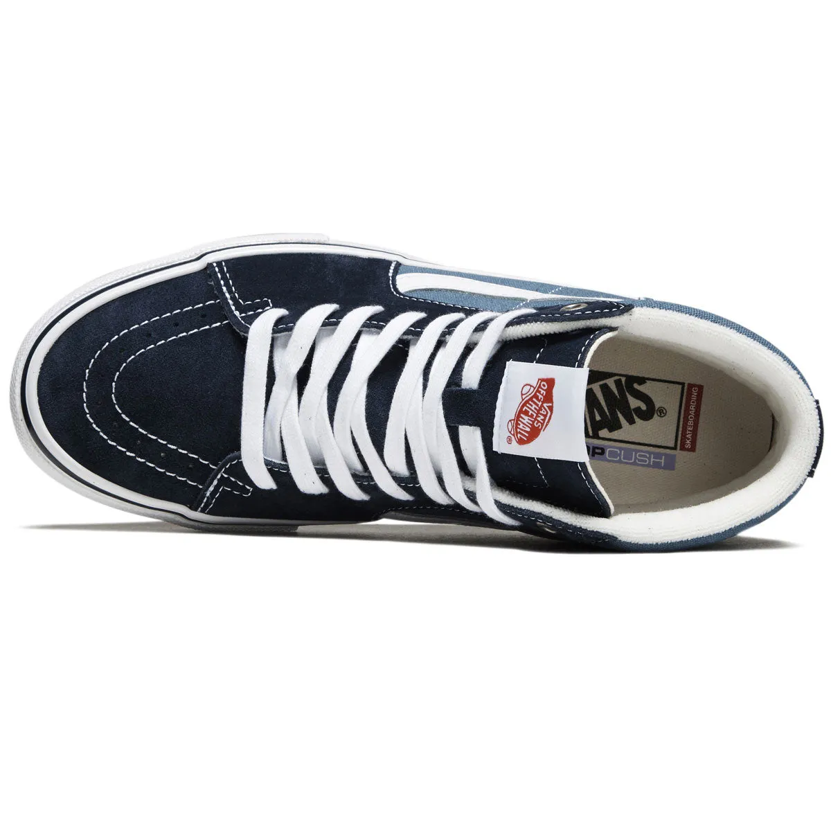 Vans Skate Sk8-Hi Shoes - Navy/White