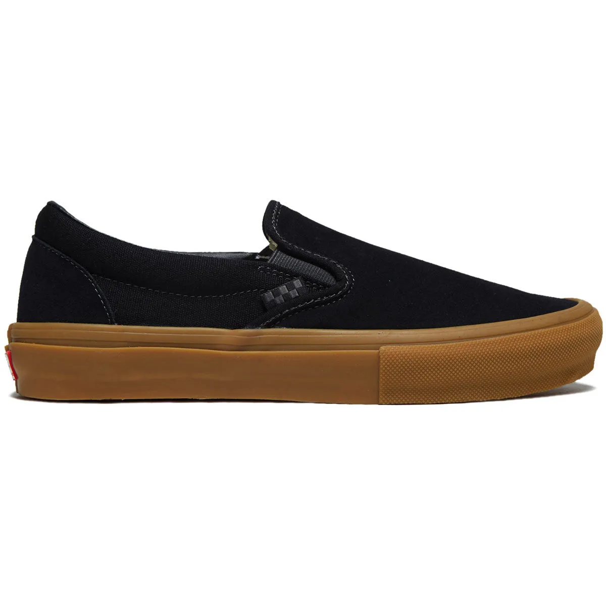 Vans Skate Slip-On Shoes - Charcoal/Gum