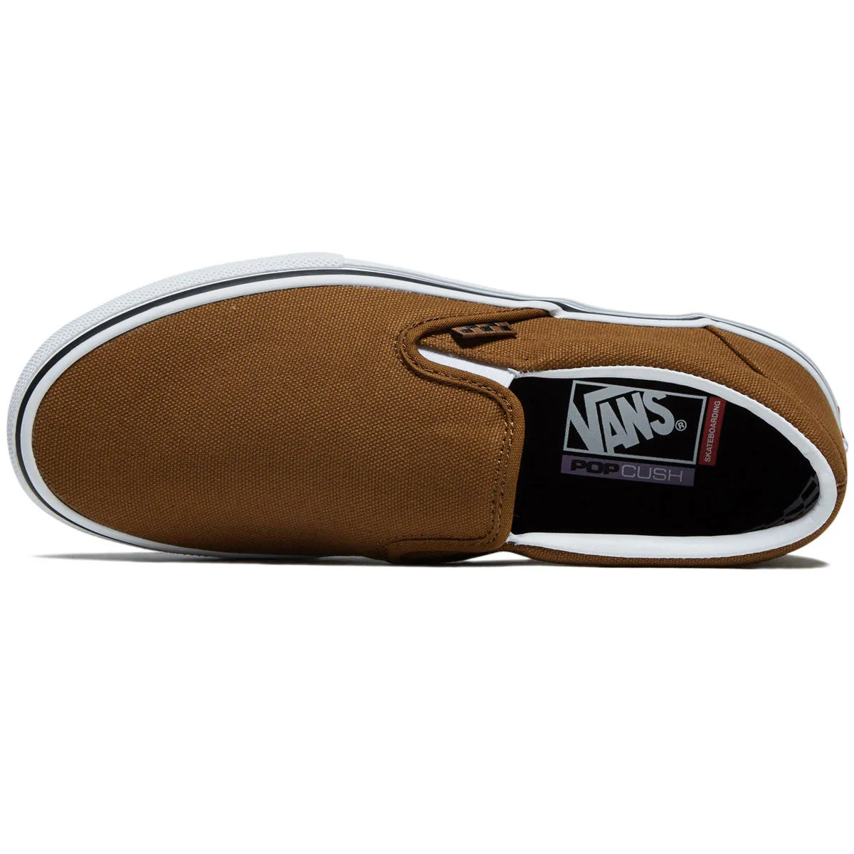 Vans Skate Slip-On Shoes - Duck Canvas Golden Brown