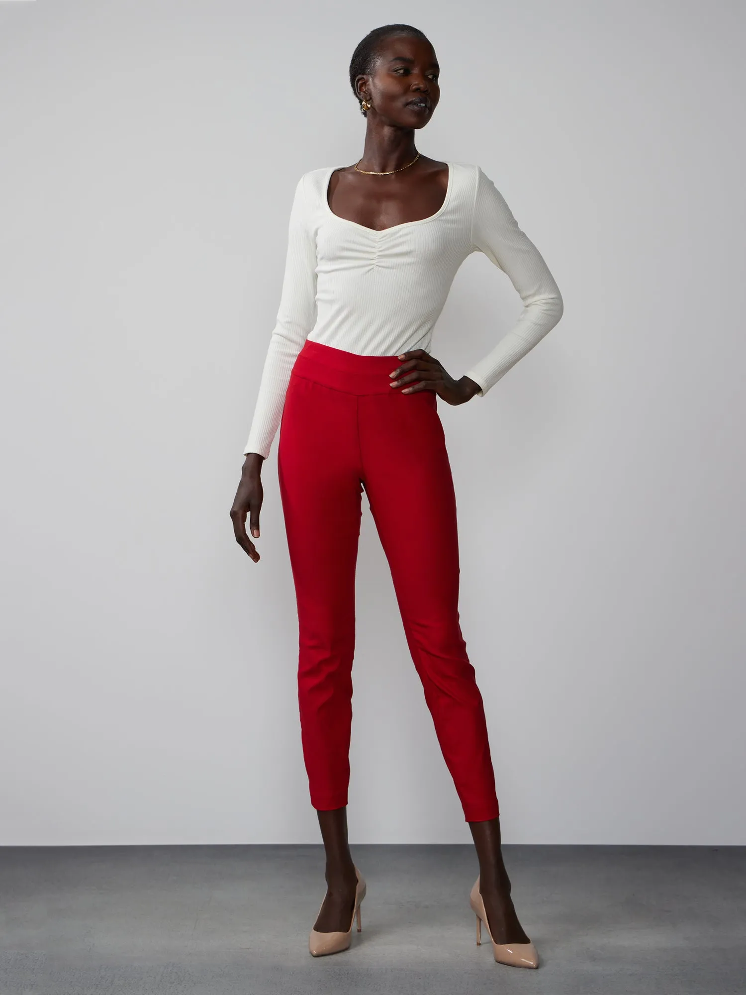 Whitney Slim Leg Ankle Pant