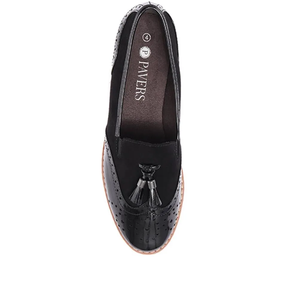 Wide Fit Tassel Loafers - JANSP26017 / 310 349