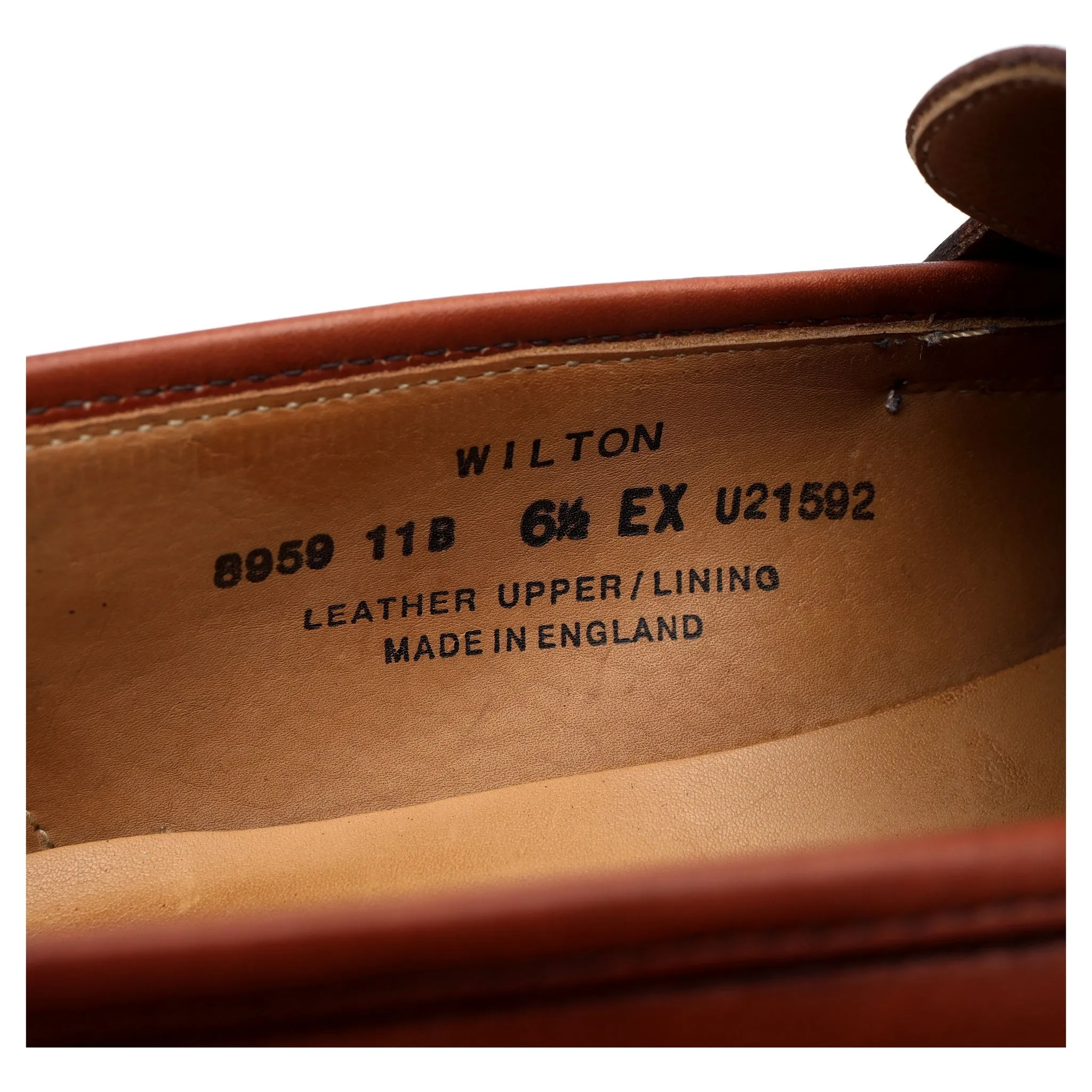 'Wilton' Tan Brown Loafer UK 6.5 EX