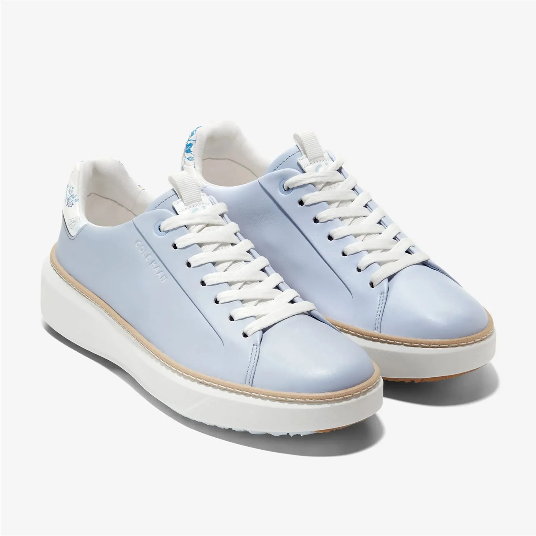 Womens GRANDPRO Topspin Golf Shoes Heather/White - AW24