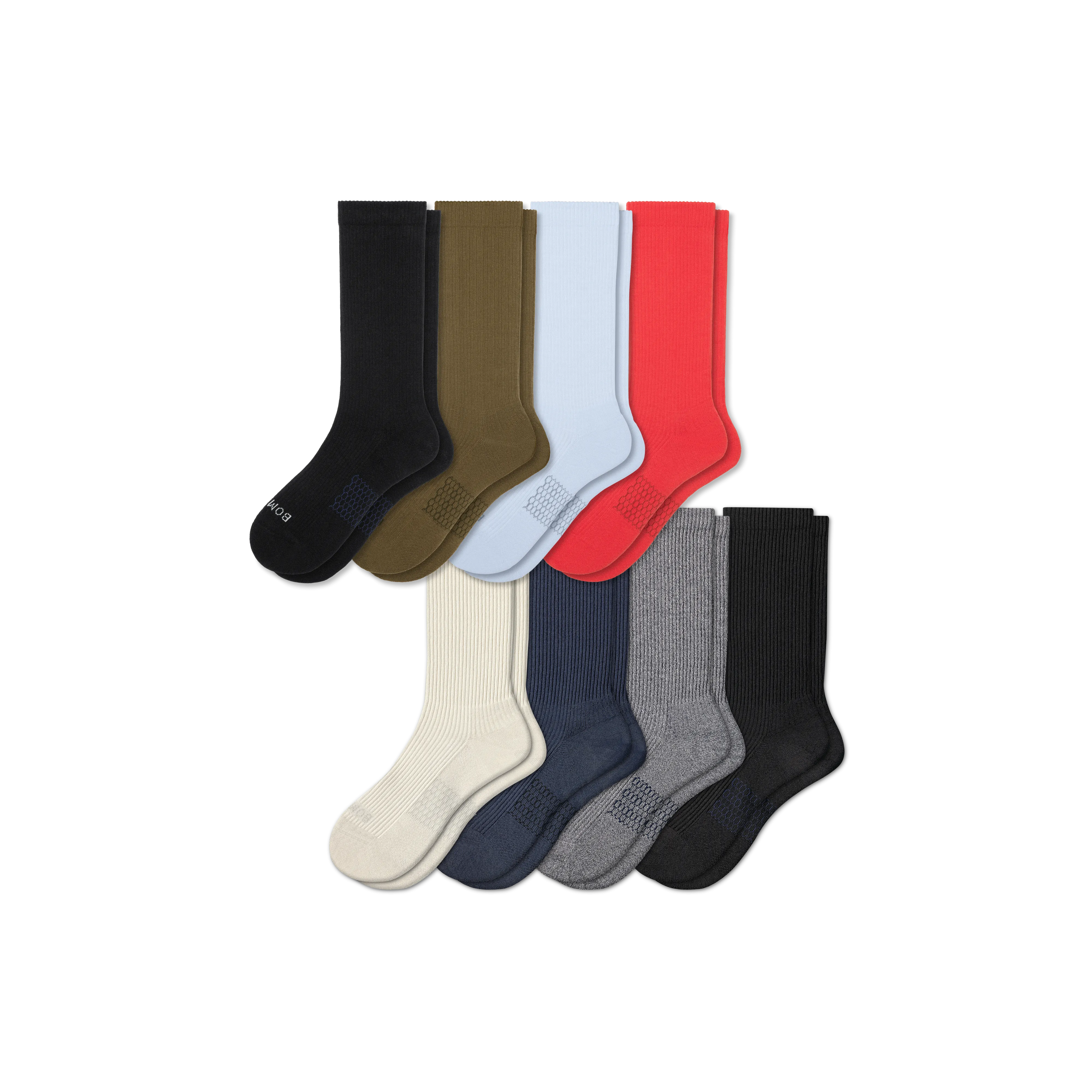 Women's Modern Rib Calf Sock 8-Pack