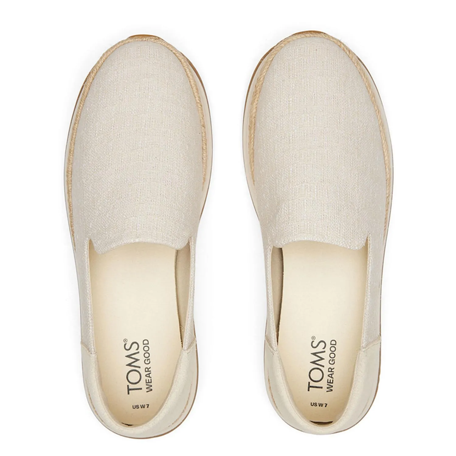 Women's Shoes TOMS JOCELYN Slip On Espadrille Sneakers 10020722 NATURAL FOG