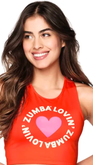 Zumba Lovin' Crop Tank